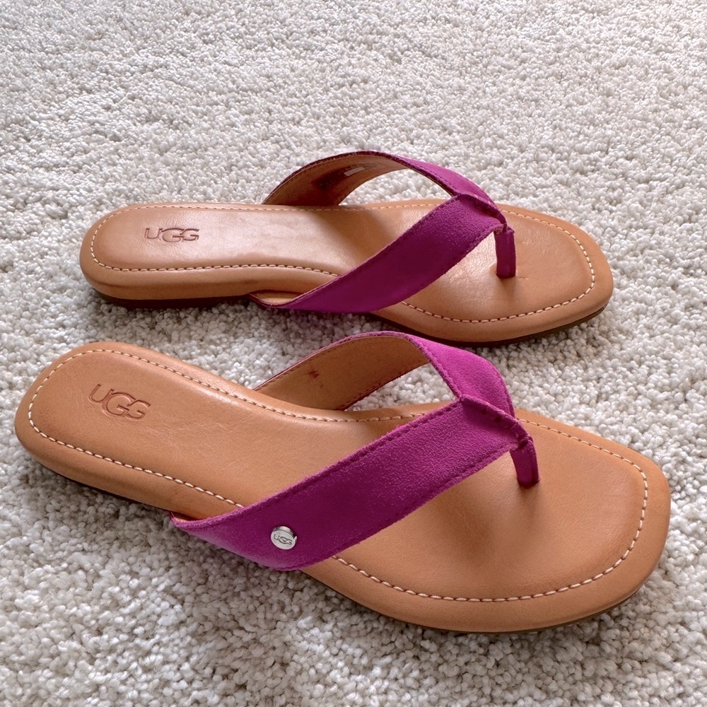 UGG Pink Flip Flops
